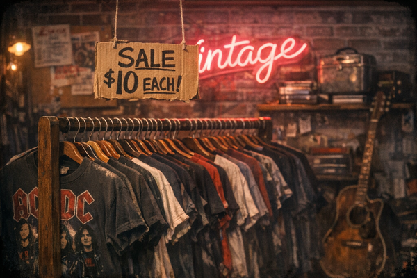 How to tell a real vintage band tee from a reprint